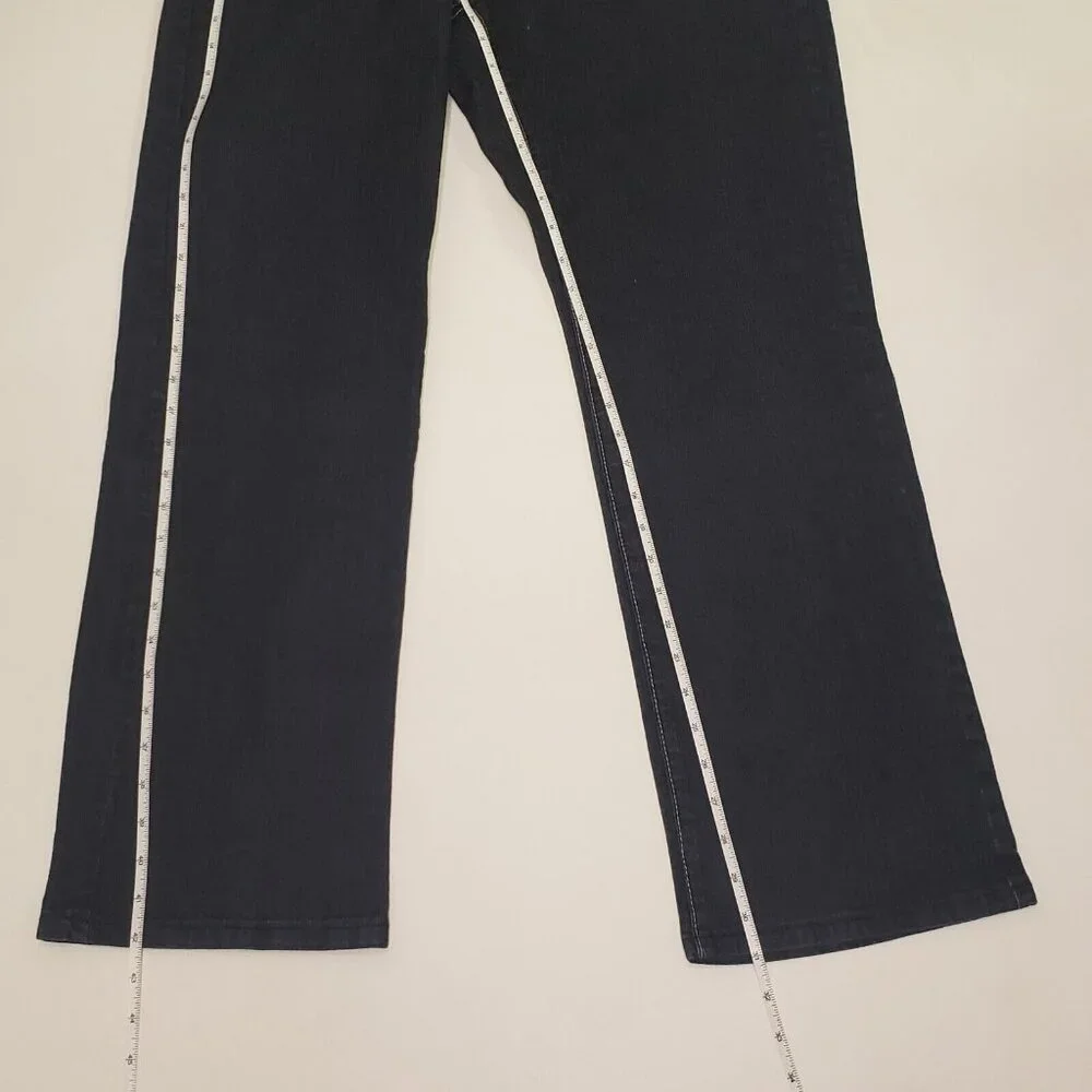 ASHLEY STEWART Denim Jeans Women's Size 14 Dark Blue Wash Citycore Dark Academia - Picture 7 of 16